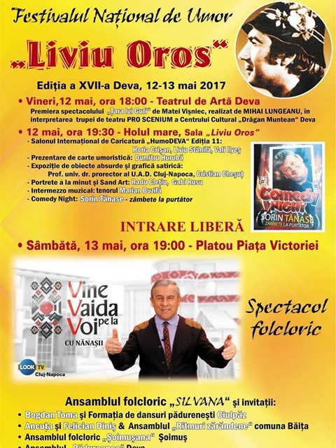Festivalul Național de Umor ”Liviu Oros” (Deva, 12-13 mai)
