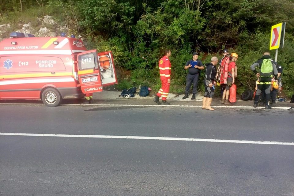 Operațiune dificilă de salvare în Cheile Crivadiei