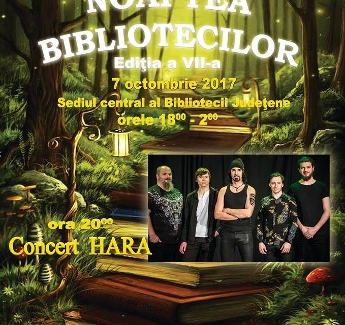 Concert Hara în Deva, la „Noaptea Bibliotecilor”