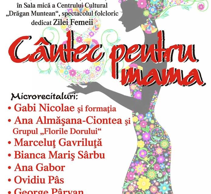 Spectacol folcloric dedicat Zilei Internaționale a Femeii, la Deva